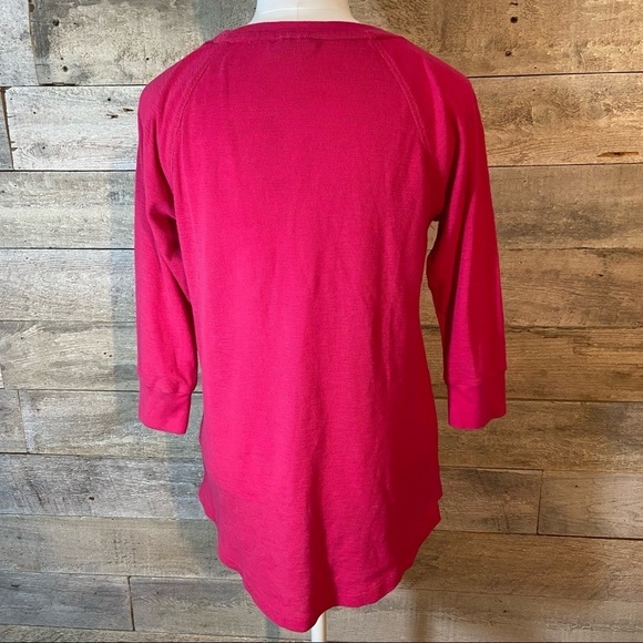 Calvin Klein  women’s fuchsia long-sleeved performance shirt in size small - Picture 3 of 7